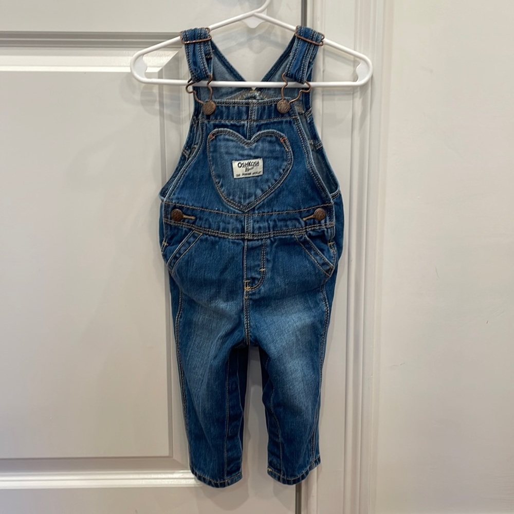 Oshkosh Jean Overalls with Heart Pocket